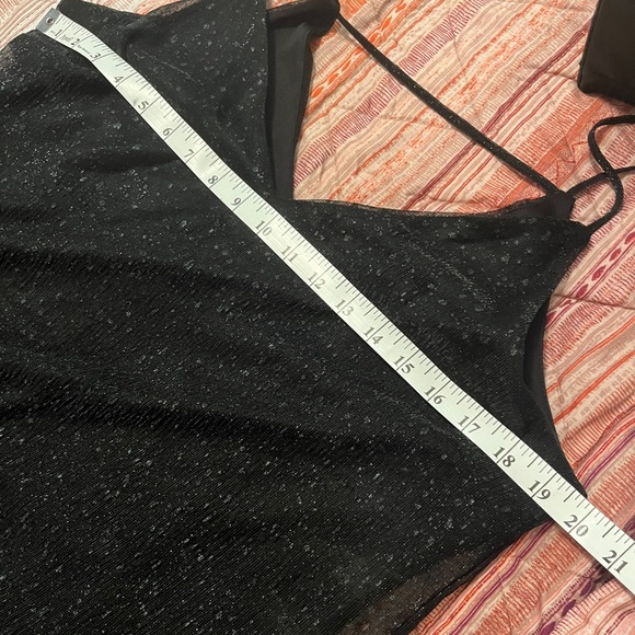 Gypsies & Moondust Black Sparkly Tank - Picture 4 of 5